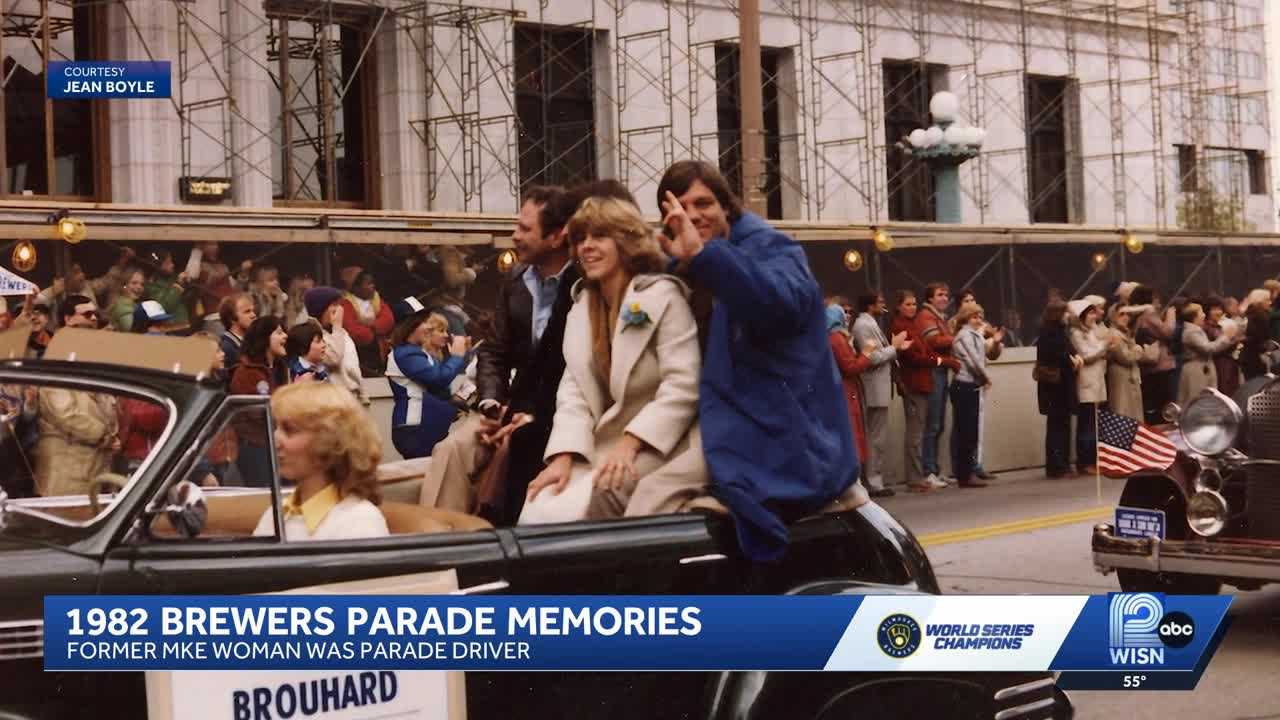 Former Milwaukee woman recalls driving Brewers players in 1982 parade — Brookfield Sports news